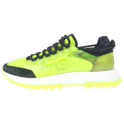 GIVENCHY Spectre Runner Low Cut Shoes Sneakers Yellow Used e73de3a71b46f4f15dc15