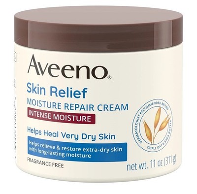Aveeno Skin Relief Intense Moisture Repair Cream with Triple Oat Complex New11oz