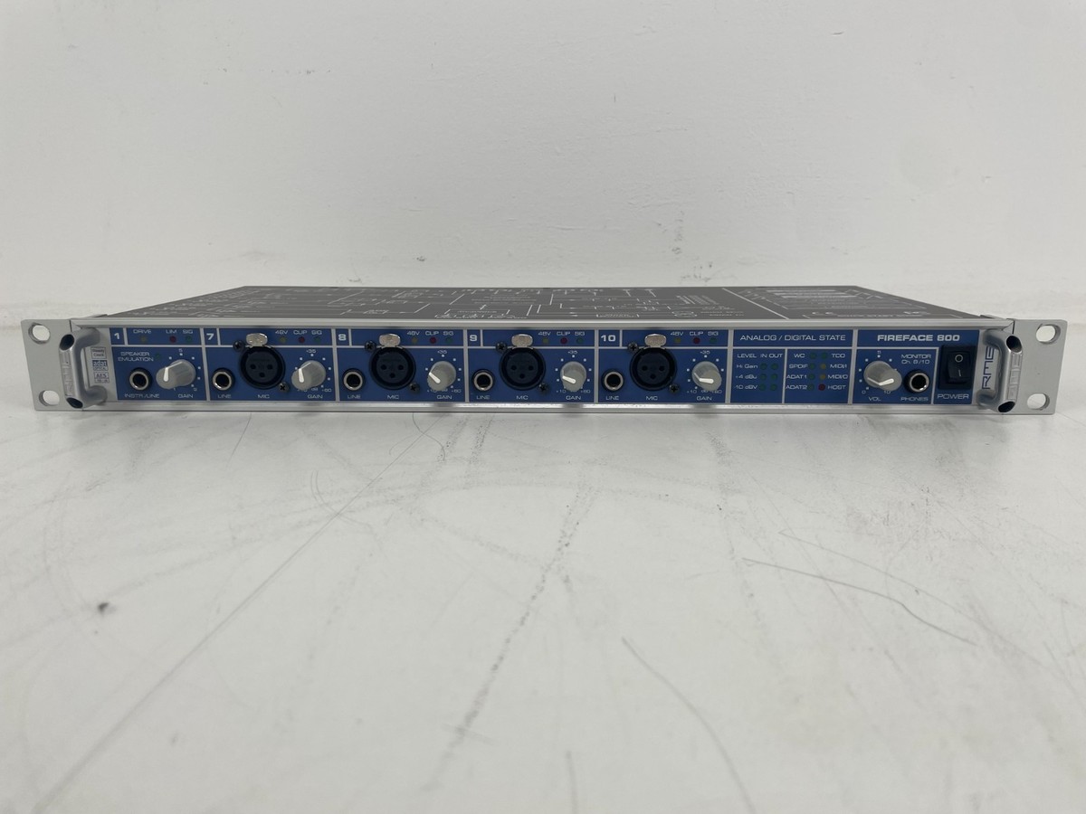 RME Fireface 800 Audio Interface – Professional Firewire Studio