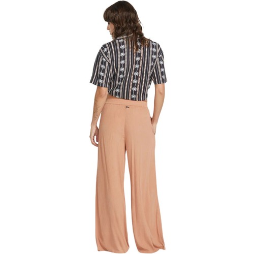 Volcom Stoneshine Junki Women's Casual Pants, Sand Brown, Medium - Picture 2 of 4