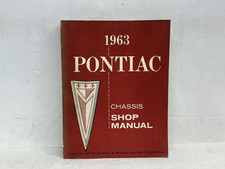 1963 Pontiac Original Chassis Shop Manual Catalina Star Ch Bonneville Grand Prix