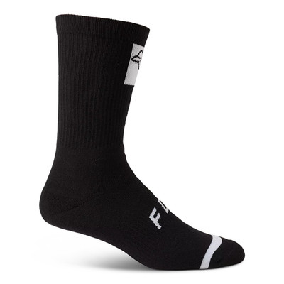 FOX Racing MTB/Fahrrad Socken Defend Crew 8'' | Größe 39-42 | schwarz