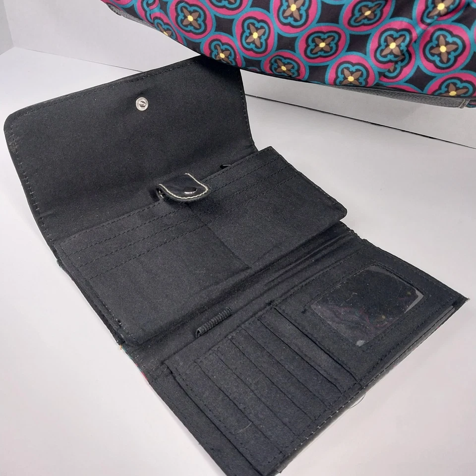 Fabuloso Bolso de Mano George Powerplay Hobo Multicolor Geométrico con Cartera a Juego Foto 3 de 4