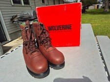 New w/ Box Wolverine 3825 Waterproof Steel Toe EH 8" Gore Work Boot. Size 12W