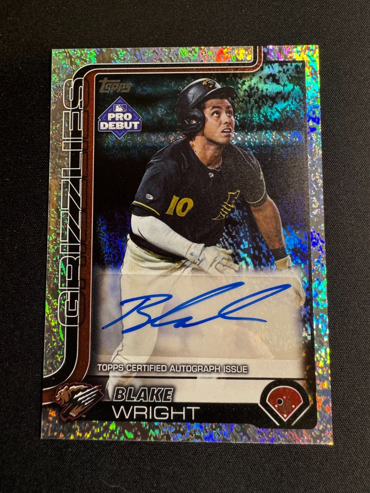 2025 Topps Pro Debut - Blake Wright #PD-145 Sparkle Foil Autographs 096/175 (AU