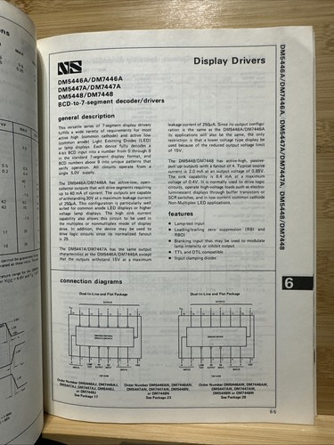 Interface Integrated Circuits 1974 National Semiconductor Reference Book - Bild 18 von 21