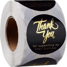 Thank You For Supporting My Small Business 2 Inch Self Adhesive 500 Label Roll