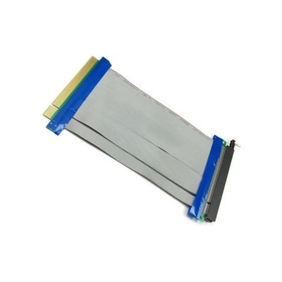 Male To Female PCI-E x16 Powered Flexible Riser Cable Extension Card Adapter g