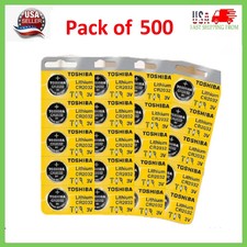 1000 Count-Toshiba CR2032 Battery 3V Lithium Coin Cell 2032 Batteries Wholesale