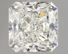 Cert. GIA Radiant Cut 1.54 CT Natural Mined Diamond Loose J color VS2 clarity 3428.57 per carat