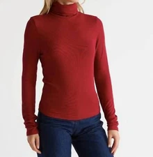 Michael Stars Tara Turtleneck Tee Size One Size