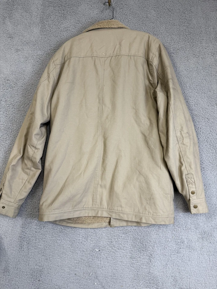 Chaqueta O'Neill Para Hombres X-Grande Bronceado Sherpa Forrado Lona Camionero Abrigo Estilo 40102510 Foto 2 de 4