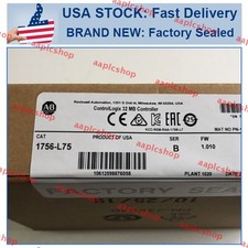 NEW PLC-AB 1756-L75 /B ControlLogix Logix5575 Processor 32 MB Controllers US
