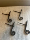 4 Cast Iron  Window Shutter Ties