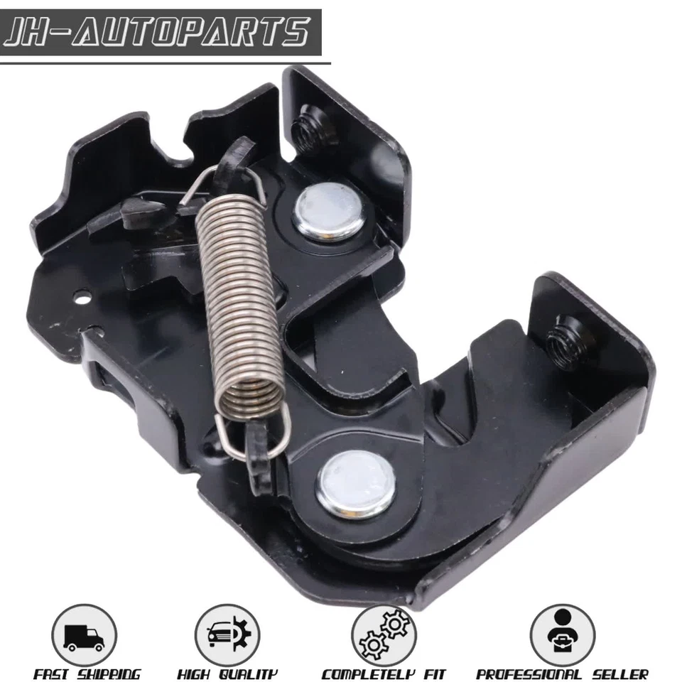 For Nissan 2009-2024 GT-R 2009-2020 370Z Left Driver Hood Lock Latch Black - Imagem 2 de 4