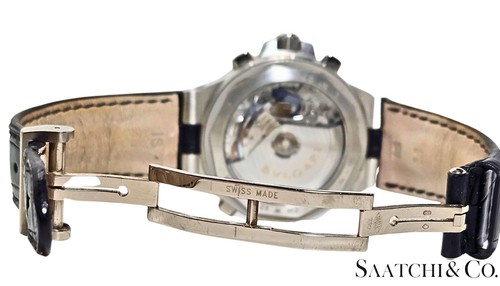 Orologio Uomo Bvlgari Diagono Oro Bianco 18k(750), Ref. CHW40GTA - Foto 6 di 9