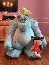 Disney Store Pixar Sully Monsters Inc Sullivan Monster Plush Stuffed Toy
