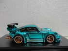 Hot Wheels RWB PORSCHE 930 Chrome Blue HW.com RLC REDLINE CLUB