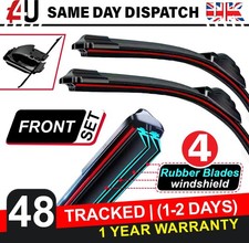 SET TERGICRISTALLI AUTO QUATTRO LAME PER LINCOLN AVIATOR 2018-2019 (26" & 21") ANTERIORE