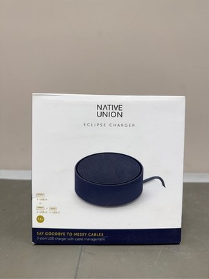 Native Union EC-MAR-FB-US-NC Eclipse 3 Port USB Charger Touch Sensor & Light Col