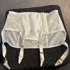 Girdle Opened Bottom Size 26 White Cotton