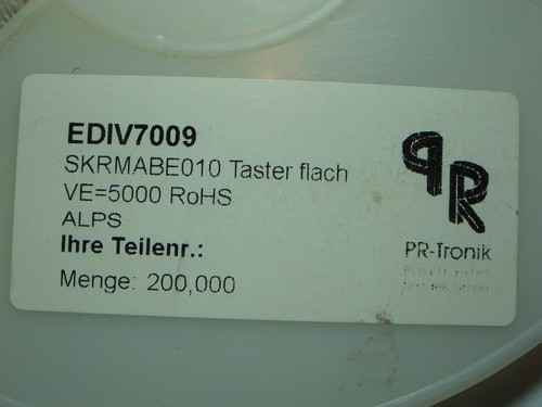 5x SMD Switch Flat Mini Button 1xEIN $ U#2-70 - Picture 5 of 6