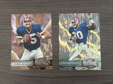 1997 Metal Universe Football Card Lot Buffalo Bills Todd Collins 6, Moulds 124