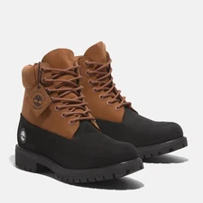 Timberland Men's 6-Inch Premium Waterproof Boots Size 12 Black/Rust NWB