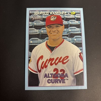 2016 Topps Heritage Minor League Edition - Harold Ramirez #54 (RC) Blue /99
