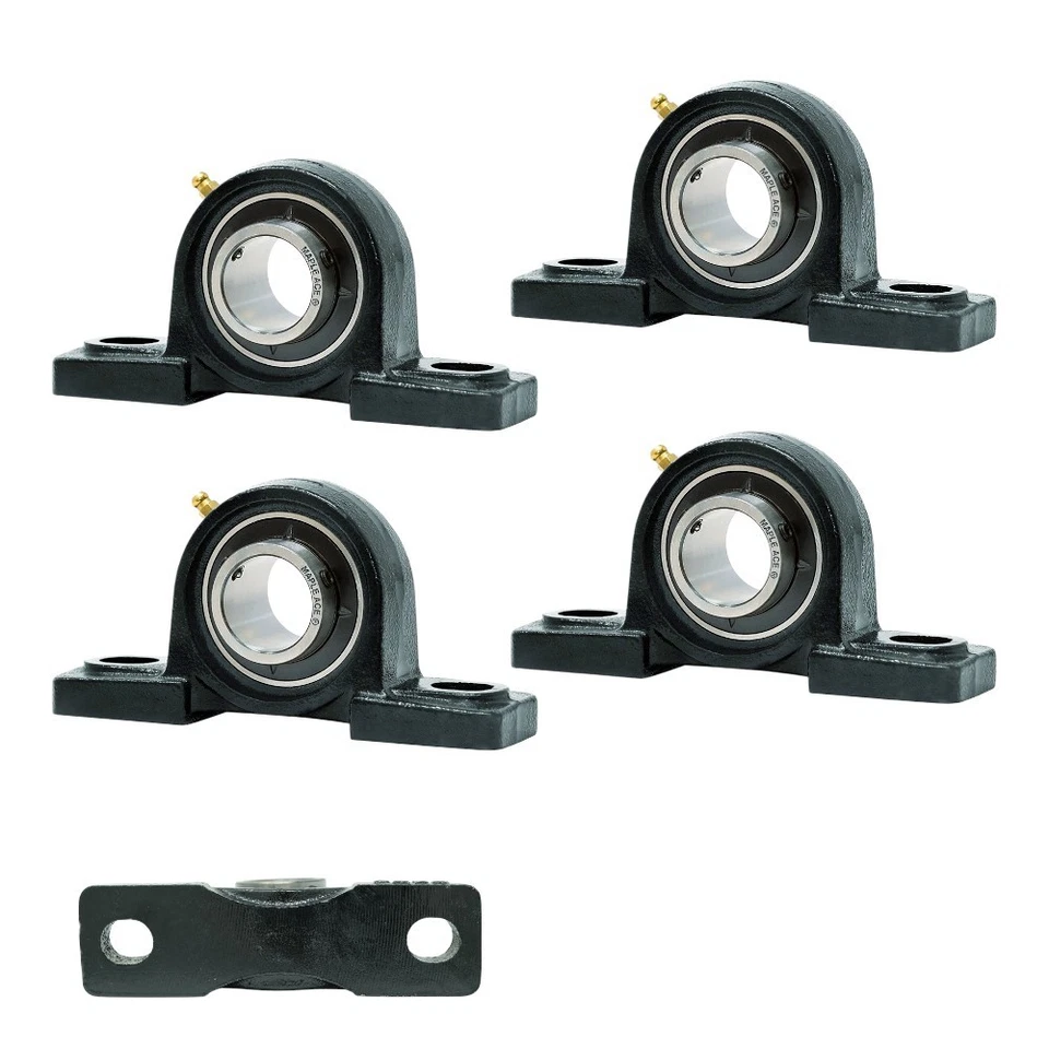Cojinete de bloque de almohada UCP208-24 1-1/2" diámetro, 2 pernos autoalineable base sólida cantidad 4 Foto 2 de 4