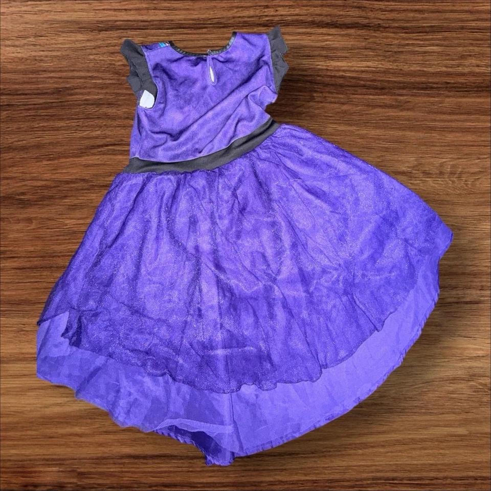 Vestido Disfraz Disney Descendientes 3 Veces Púrpura Niñas Talla 7/8 Mediano Foto 2 de 3