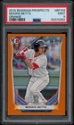 2014 Bowman Prospects Orange 166/250 Mookie Betts #BP109 PSA 9 MINT Rookie RC