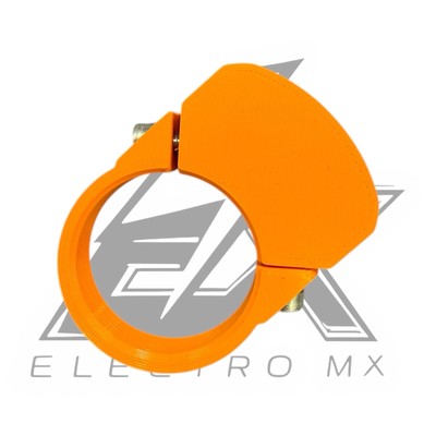 Sur Ron Light Bee Speedo Relocation Bracket to Center Bars Orange