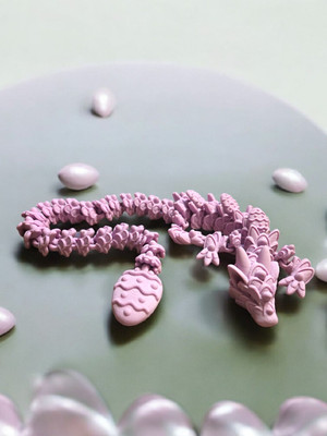 Easter Egg, 3d print, dragon, Sugar Cookie, articulated, Love, Easter, Dessert