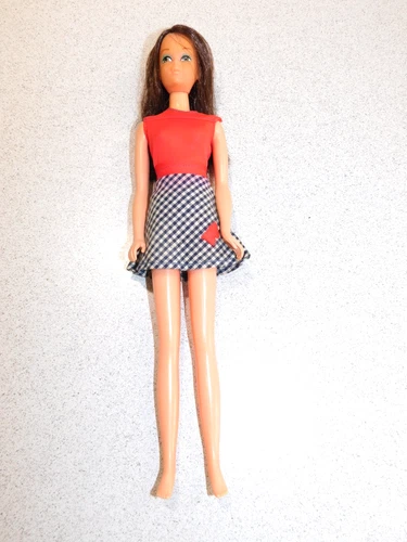 Barbie:  VINTAGE 1975 Brunette BAGGIE FRANCIE Doll!