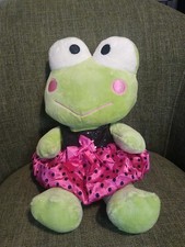 2010 Build A Bear Keroppi Plush Green Frog Sanrio Hello Kitty 50th Anniversary
