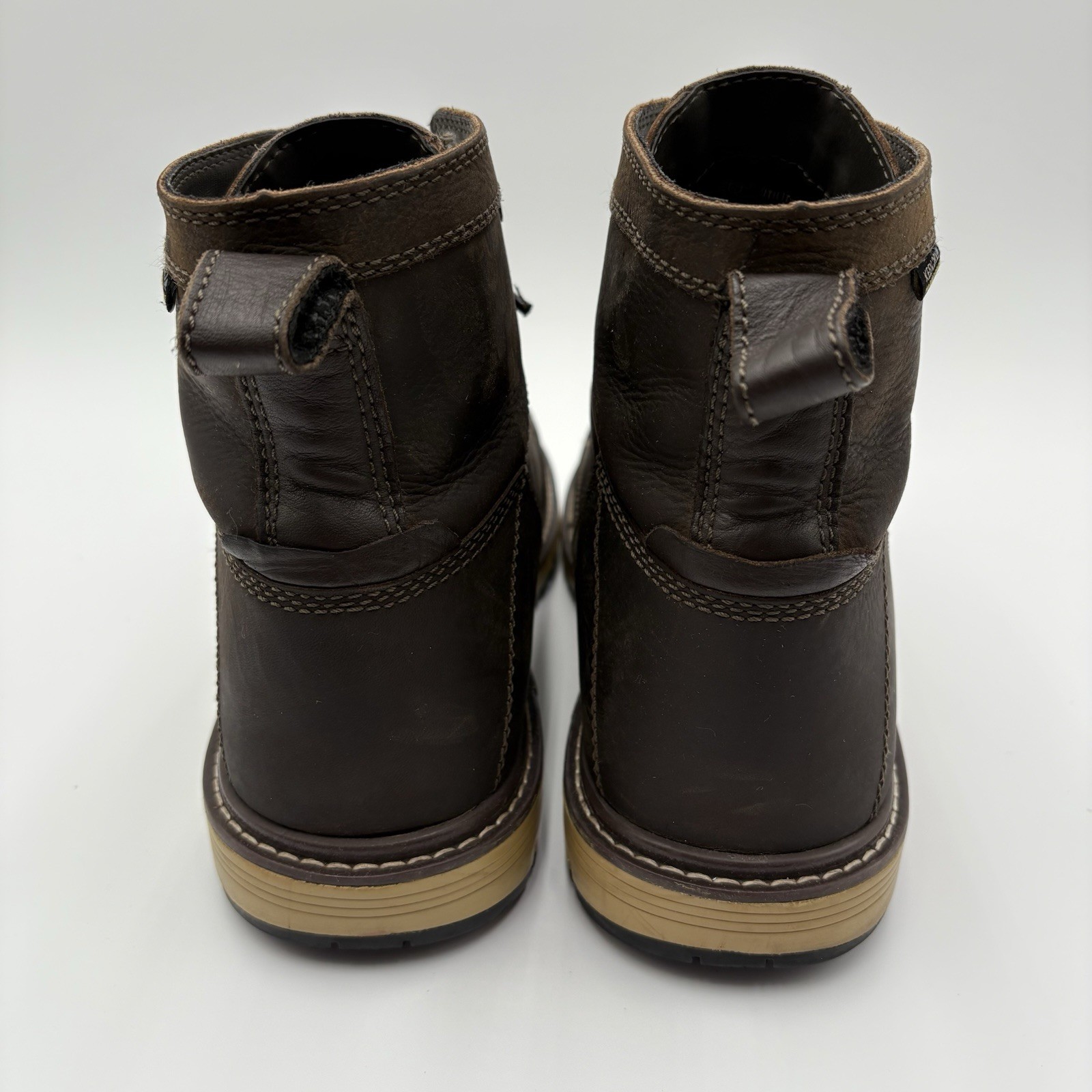 Stivali da lavoro uomo nuovi KEEN San Jose marroni impermeabili punta di sicurezza taglia 10 D uomo