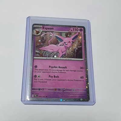 Pokémon Espeon Cosmos Holo Promo 033/131 Prismatic Evolutions NM Costco Tin