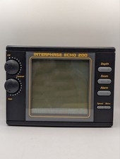 Interphase Echo 200 Marine Fish Finder Depth Sounder 12V w/ Mount Bracket