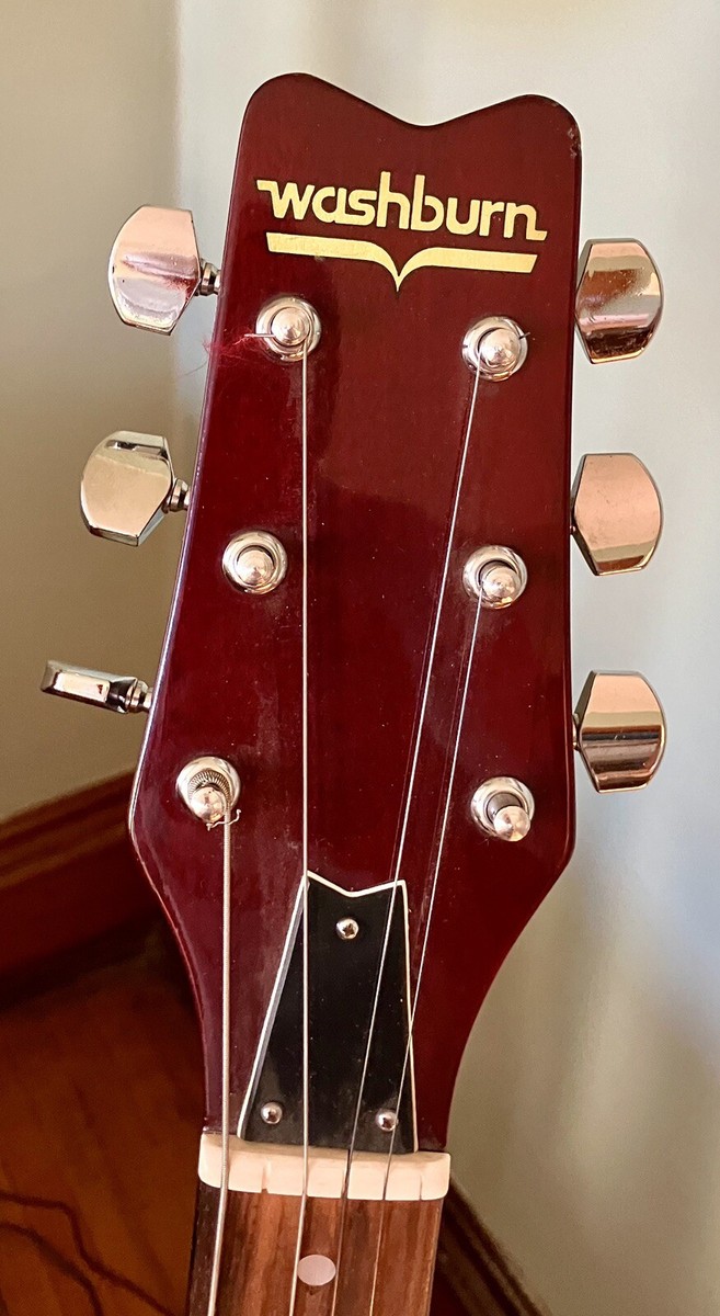 1978/79 Washburn Wing Series Transparent Red Raven Electric 1978/79 Washburn Wing Series Transparent Red Raven Electric