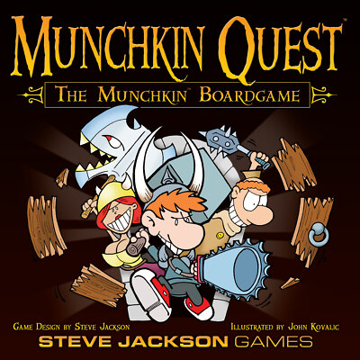 MUNCHKIN QUEST Board Game+ TROLL BOOTH PROMO BRAND NEW FACTORY SEALED 1st Ed OOP