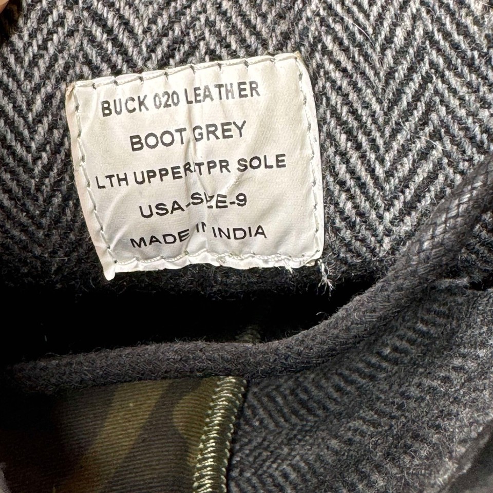 Crevo Men's Buck 020 Lace Up Casual Ankle Boots Grey Size 9 eBay