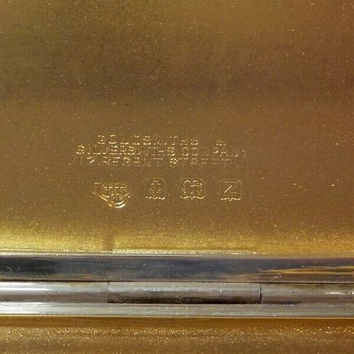 Goldsmiths & Silversmiths English Sterling Silver Cigarette Case, c. 1949 - Picture 9 of 9