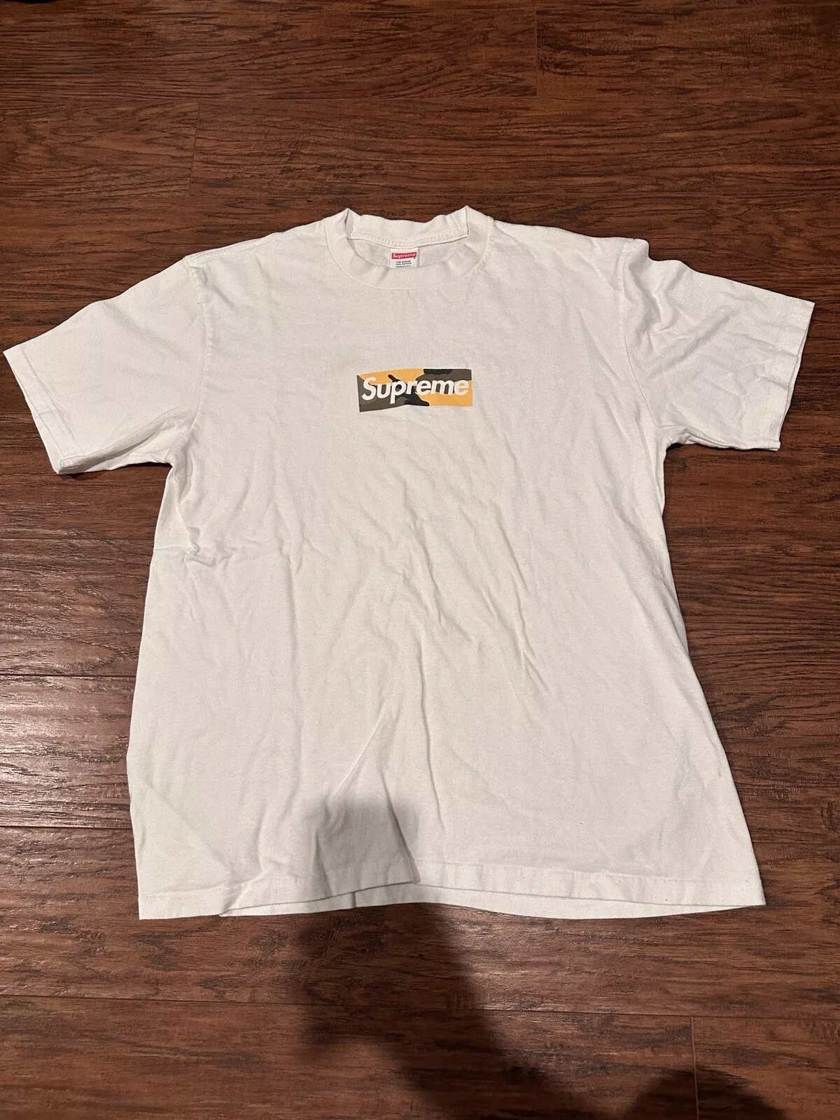 Tee shirt logo Supreme Brooklyn Box   Taille Grande   100 % AUTHENTIQUE