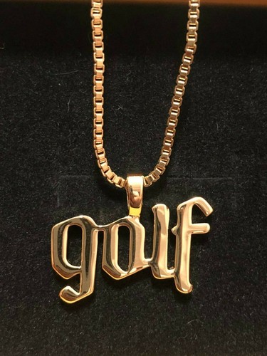 GOLF WANG YE OLDE GOLD NECKLACE | eBay