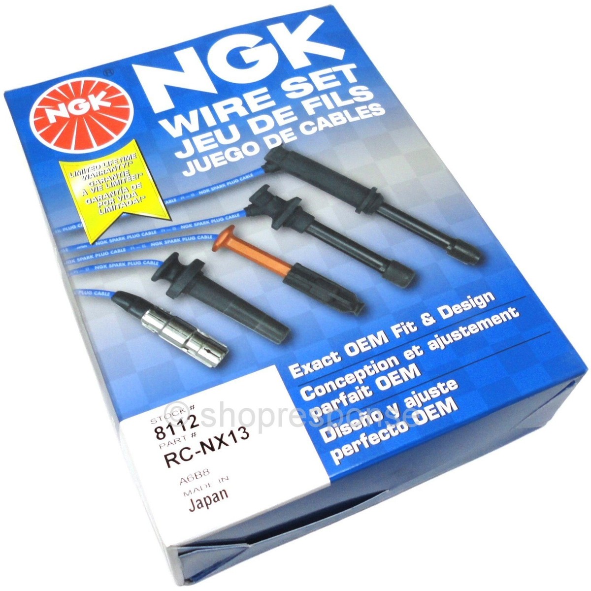 NGK RC-NX13 Spark Plug Wires Fits 95-98 240SX S14 98-01 Frontier