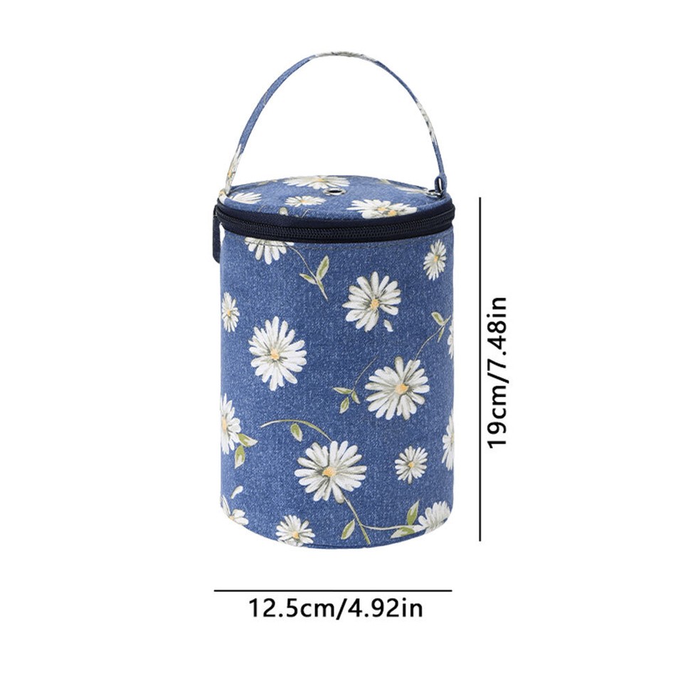 Large Capacity Travel Crochet Yarn Handbag Knitting Crochet Bag for