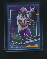 K.J. OSBORN 2023 PANINI DONRUSS SILVER PRESS PROOF PARALLEL 033/100 #195