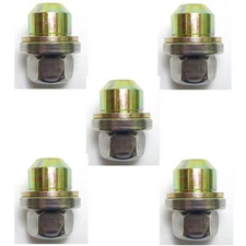 LAND ROVER NUT WHEEL UNCAPPED SETx5 DEFENDER NRC4715 ALLMAKES4x4