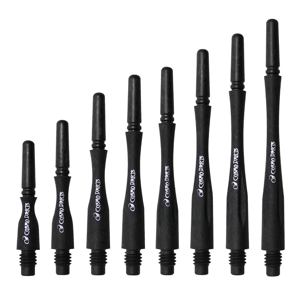 COSMO DARTS COSMO DART SHAFTS CARBON HYBRID-SPINNING C-BLACK - SET OF 4